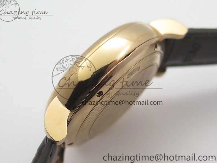 MIROTIME 0102 Efficient Portofino Chrono RG ZF 1:1 Best Edition White Dial on Brown Leather Strap A 7151